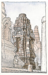 1 Temple Travel Sketch