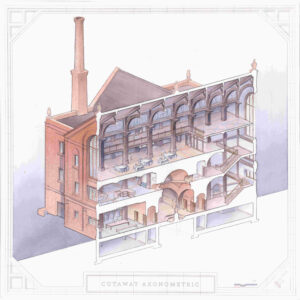 Axonometric Watercolor