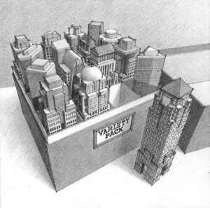 Variety Pack Samuel Ringman Pencil, 7.25” x 7.25” Juror Award, Rendering, AIP 36