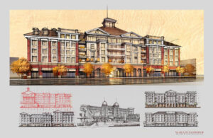 Station Yards | Concept Sketches | Ronkonkoma, NY